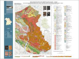 Karte Erdgeschichte des Oberpfälzer Waldes