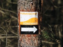 Schild Fränkischer Dünenweg