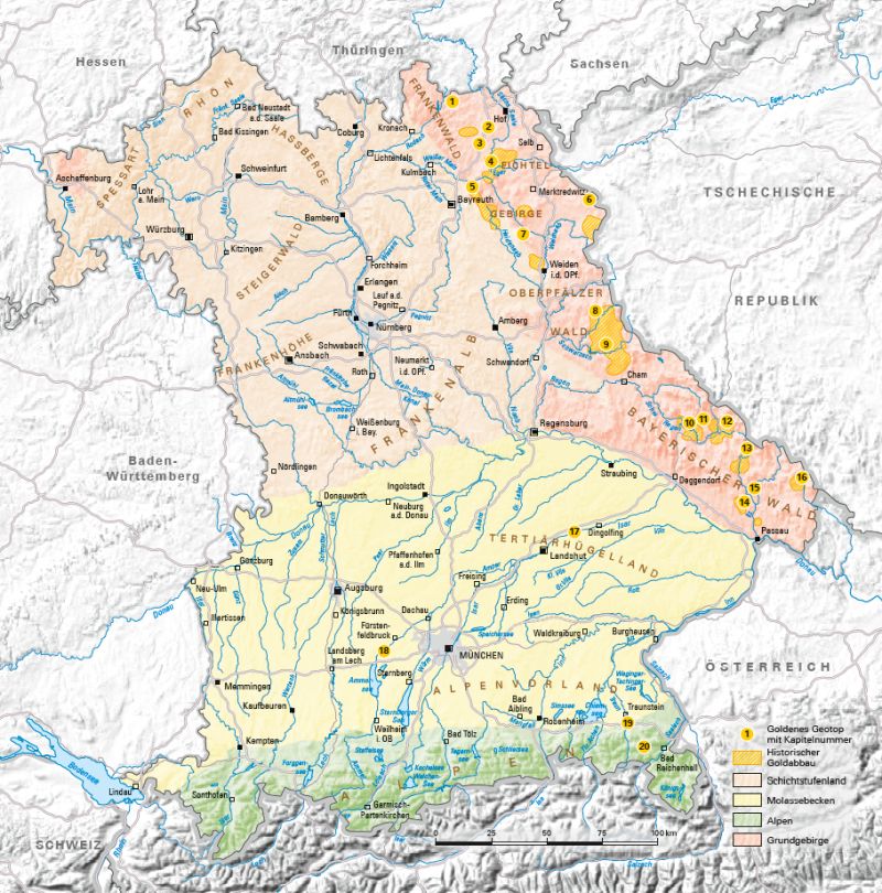 Regionale Geschichte: Goldfunde in Bayern 