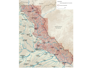 Kartenausschnitt des Arbeitsgebietes im ostbayerischen Grundgebirge.