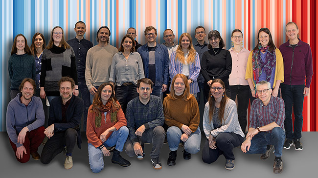Das Team des Klima-Zentrums - Gruppenfoto.