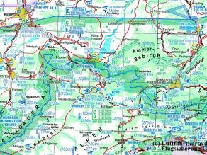 Luftfahrtkarte der Deutschen Flugsicherung GmbH