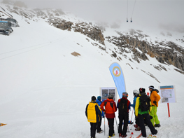 Lawinenwarndienst-Tag auf der Zugspitze Lawinenwarndienst-Tag auf der Zugspitze