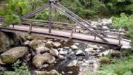 Teufelssteg über die Selbitz im Höllental