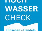 PM 33/2025:  Logo des HOCHWASSER-CHECK 