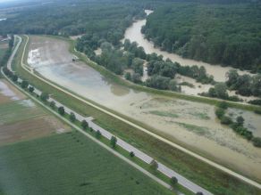 Überschwemmung der Isar