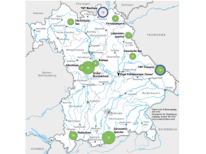 Situation an den staatlichen Wasserspeichern am 04.11.2024, weitere Erläuterungen siehe nebenstehender und nachfolgender Text.