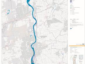Beispiel für eine Hochwassergefahrenkarte – Eintrittswahrscheinlichkeiten Beispiel für eine Hochwassergefahrenkarte – Eintrittswahrscheinlichkeiten