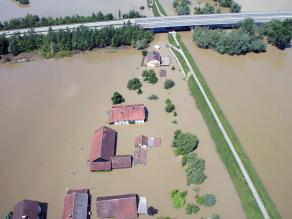 Hochwasser in Deggendorf-Fischerdorf im Juni 2013