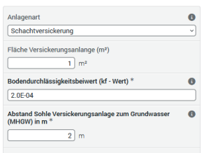 Weitere Angaben zur Einleitstelle: Art, Fläche,Bodendruchlässigkeit und Flächengröße der Anlage.