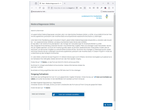 Begrüßungsseite des Programms 'NOW'.