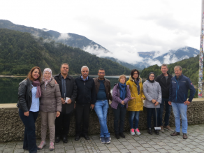 Personengruppe am Sylvensteinspeicher